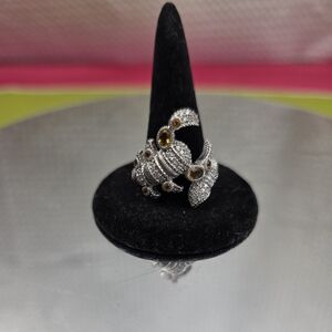 Judith RIPKA Sterling Silver Statement Ring